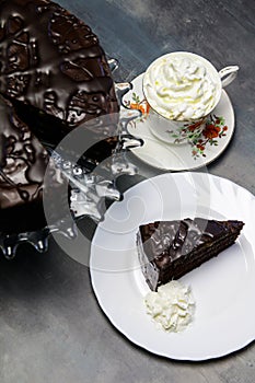 Chocolate Sacher cake