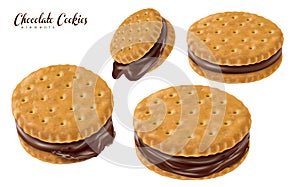 Chocolate sandwich cookies