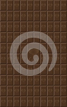 Chocolate seamless texture,