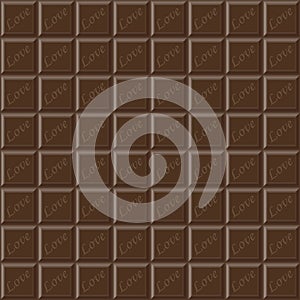 Chocolate seamless texture,