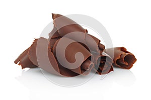 Chocolate shavings