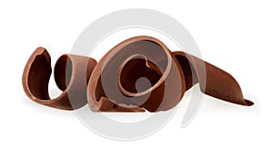 Chocolate shavings illustration photo