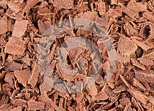 Chocolate shavings texture.