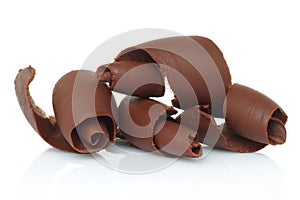 Chocolate shavings photo