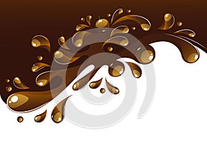 Chocolate splash