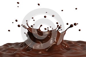 Chocolate splash