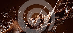 Dynamic Chocolate Splash