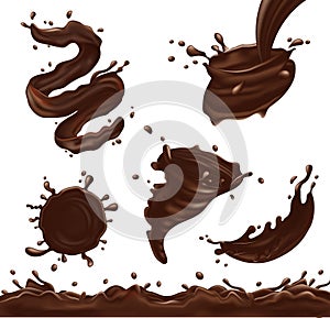 Chocolate Splashes Set