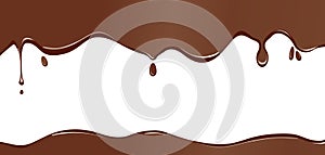 A chocolate splodge background photo