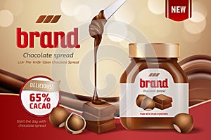 Chocolate spread ads