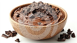 Chocolate spread in bowl