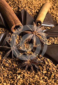 Chocolate Star Anise Cocoa Powder Cinnamon