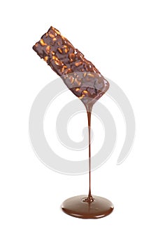 Chocolate Stream flows from chocolate candy