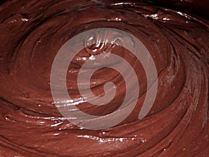 Chocolate swirl wave background texture