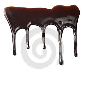 Chocolate syrup leaking liquid sweet food photo