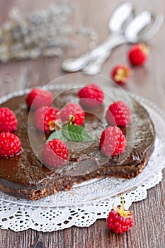 Chocolate tart