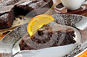 Chocolate tart cake