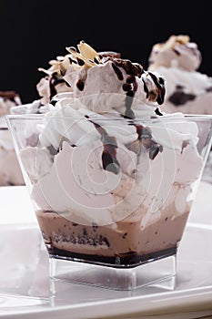 Chocolate trifle photo