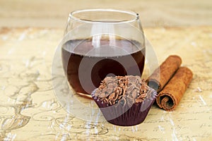 Chocolate truffle flavor cinamon and honey