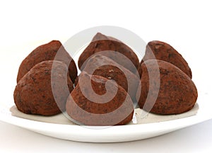 Chocolate truffle pralines sweets