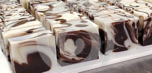Chocolate Vanilla Handmade Soap Bars