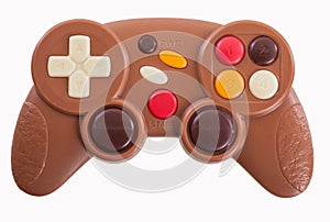 Chocolate video game controller