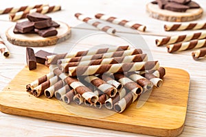 chocolate wafers stick roll