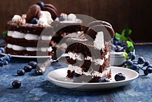 Chocolate Whoopee Pie Cake