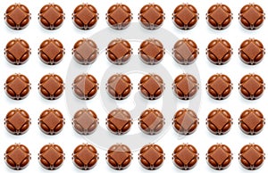 Chocolates background