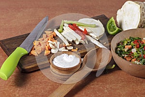 Chohhed vegetablesvegetables