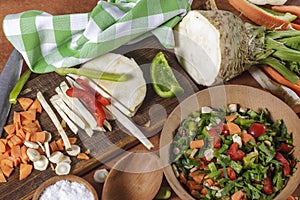 Chohhed vegetablesvegetables