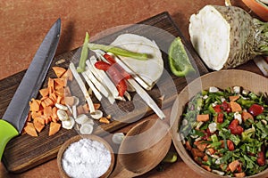 Chohhed vegetablesvegetables