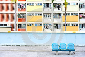 Choi Hung Estate is colourful building located in Hong Kong.