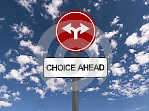 Choice ahead photo