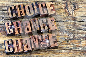 Choice chance change inspiration