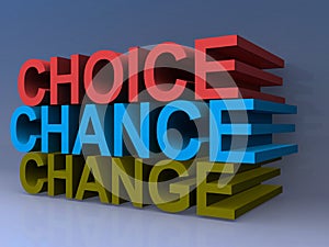 Choice Chance Change Sign