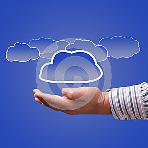 Choice concept of cloud computing