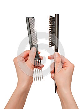 Choice of hairbrushes