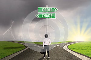 Choice of order or chaos