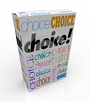 Choice - Product Box Alternative to Choose