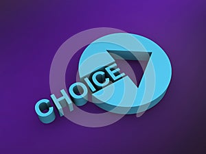 choice word on purple