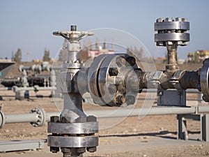 Choke Valve at Gas Well Head