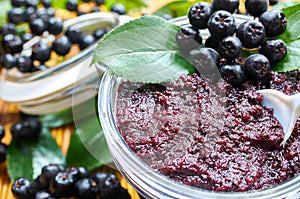 Chokeberry jam