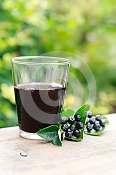 Chokeberry juice