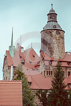 Historic Czocha Castle, Lower Silesian Voivodeship, in southwestern Poland, Europe photo