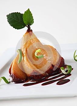 Choko pear dessert photo