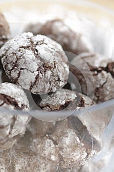 Chokolate crinkles cookies