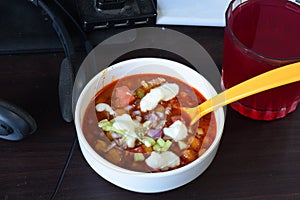 Chola Chaat a North Indian delicacy