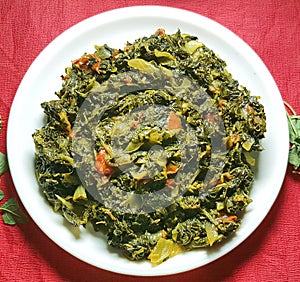 Cholai Ki Sabji Amaranth curry