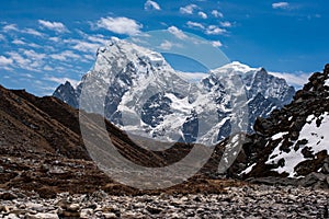 Cholatse mountain in Nepal